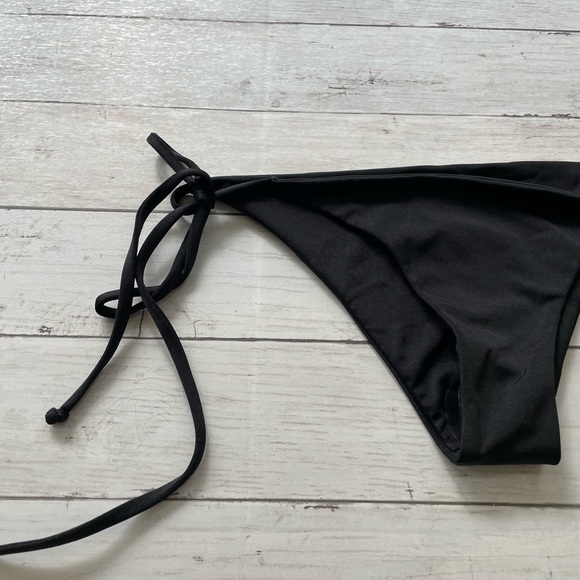 Joues de Sable Womens Alea Bikini Side Tie Swim Bottom Separates black sexy S - Picture 5 of 9